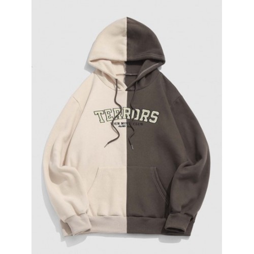 Streetwear Letters Embroidered Color Blo...