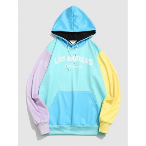 Los Angeles California Colorblock Hoodie