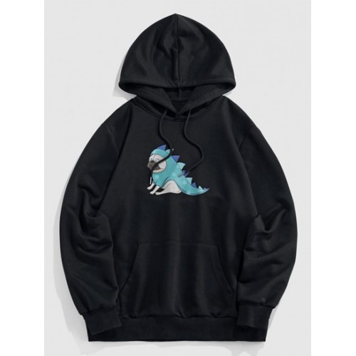 Streetwear Dog Animal Print Hoodie