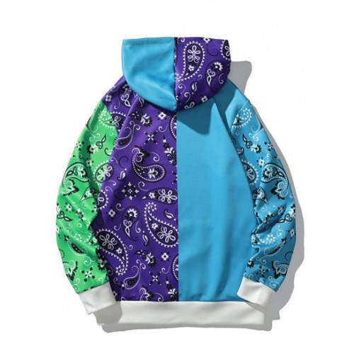 New Plan Paisley Patchwork Hoodie