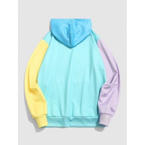 Los Angeles California Colorblock Hoodie