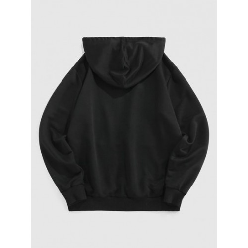 Streetwear Printed Tokyo Japanese Pocket Essentials Hoodie