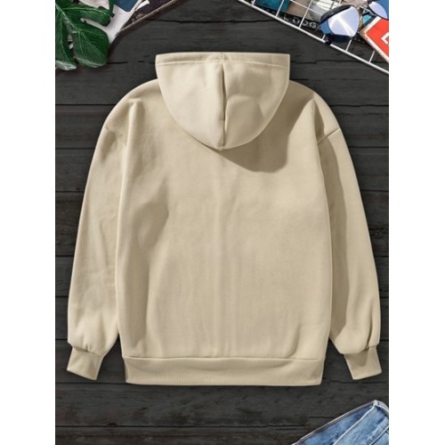 Fleece-lined Faster Print Vintage Hoodie