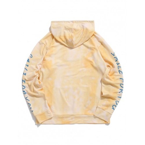 Tie Dye Smile For You Print Hoodie