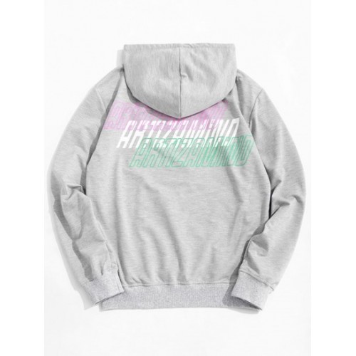 Artizamind Reality Illusion Front Pocket Graphic Chinese Hoodie