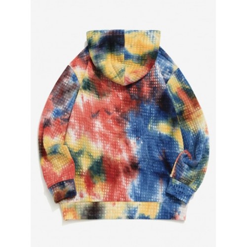 Tie Dye Print Pullover Hoodie