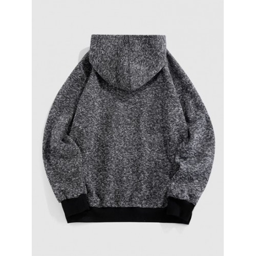 USA Embroidered Knit Fleece Hoodie