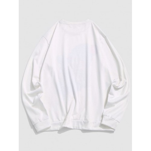 Cartoon Animal Print Sweatshirt