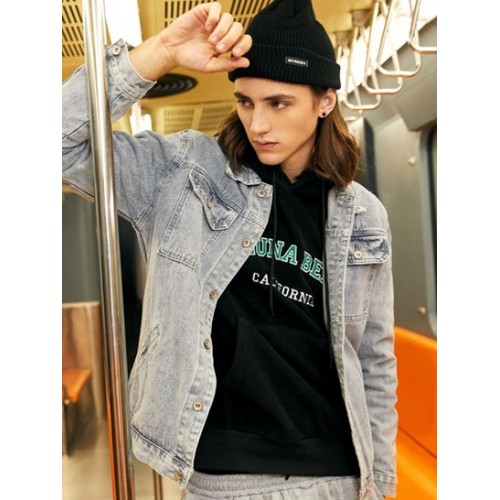 Letters Embroidered Fleece Vintage Essentials Hoodie Letters Embroidered Fleece Vintage Essentials Hoodie