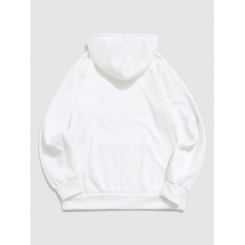 Hanzi Witch Print Graphic Fleece Chinese Hoodie Hanzi Witch Print Graphic Fleece Chinese Hoodie