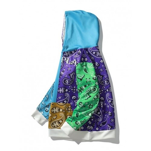 New Plan Paisley Patchwork Hoodie