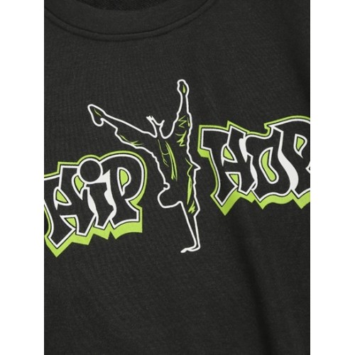 Streetwear Hip Hop Dance Print Plaid Sweatshirt