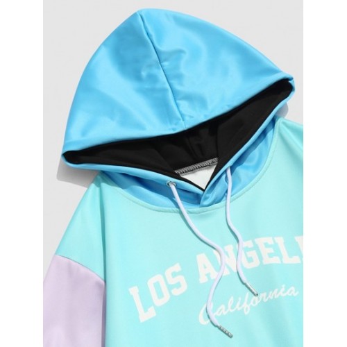 Los Angeles California Colorblock Hoodie