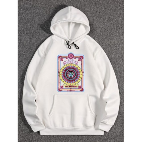 The Empress Card Graphic Fleece Hoodie