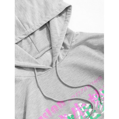 Artizamind Reality Illusion Front Pocket Graphic Chinese Hoodie