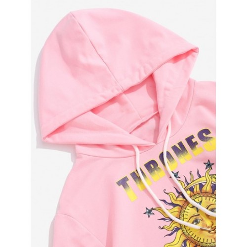 Thrones Celestial Sun And Moon Graphic Hoodie