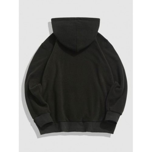 Letters Embroidered Fleece Vintage Essentials Hoodie Letters Embroidered Fleece Vintage Essentials Hoodie