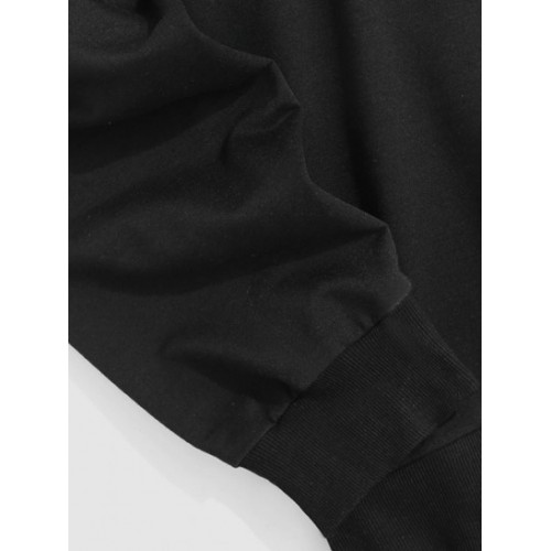 Streetwear Two Tone Celestial Sun Moon Hoodie