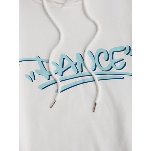 Dance Funny Dragon Print Graphic Hoodie