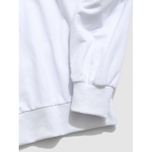 Streetwear USA Tie Dye Print Graphic Sweatshirt