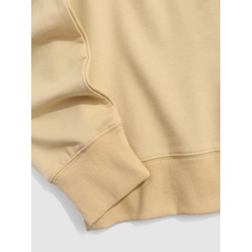 Letter Pattern Casual Essentials Sweatshirt Letter Pattern Casual Essentials Sweatshirt