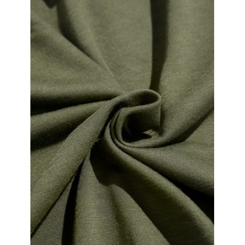 Faux Leather Applique Curved Hem Hoodie