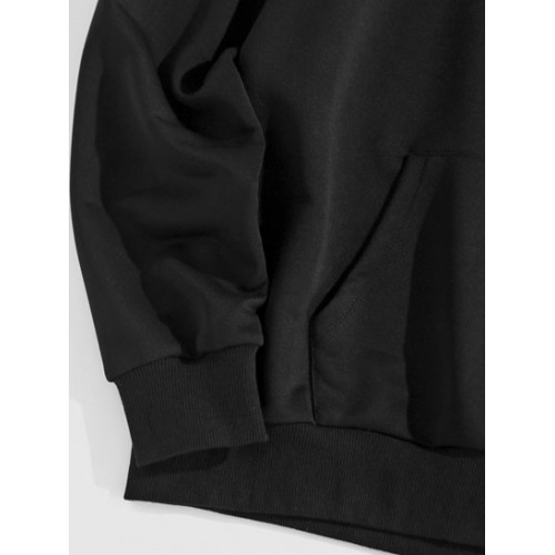 Streetwear California Print Kangaroo Pocket Essentials Hoodie