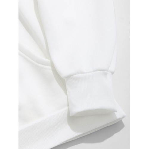 Hanzi Witch Print Graphic Fleece Chinese Hoodie Hanzi Witch Print Graphic Fleece Chinese Hoodie